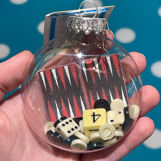 Backgammon 80mm Ornament