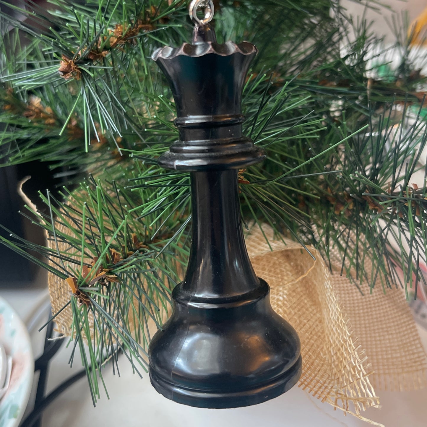 Chess Black Queen Ornament