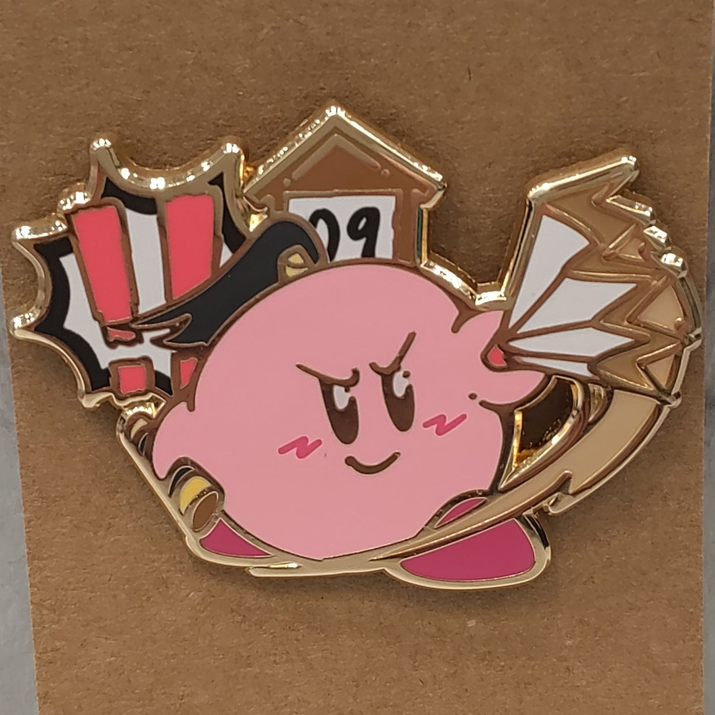 Samurai Kirby Enamel Pin