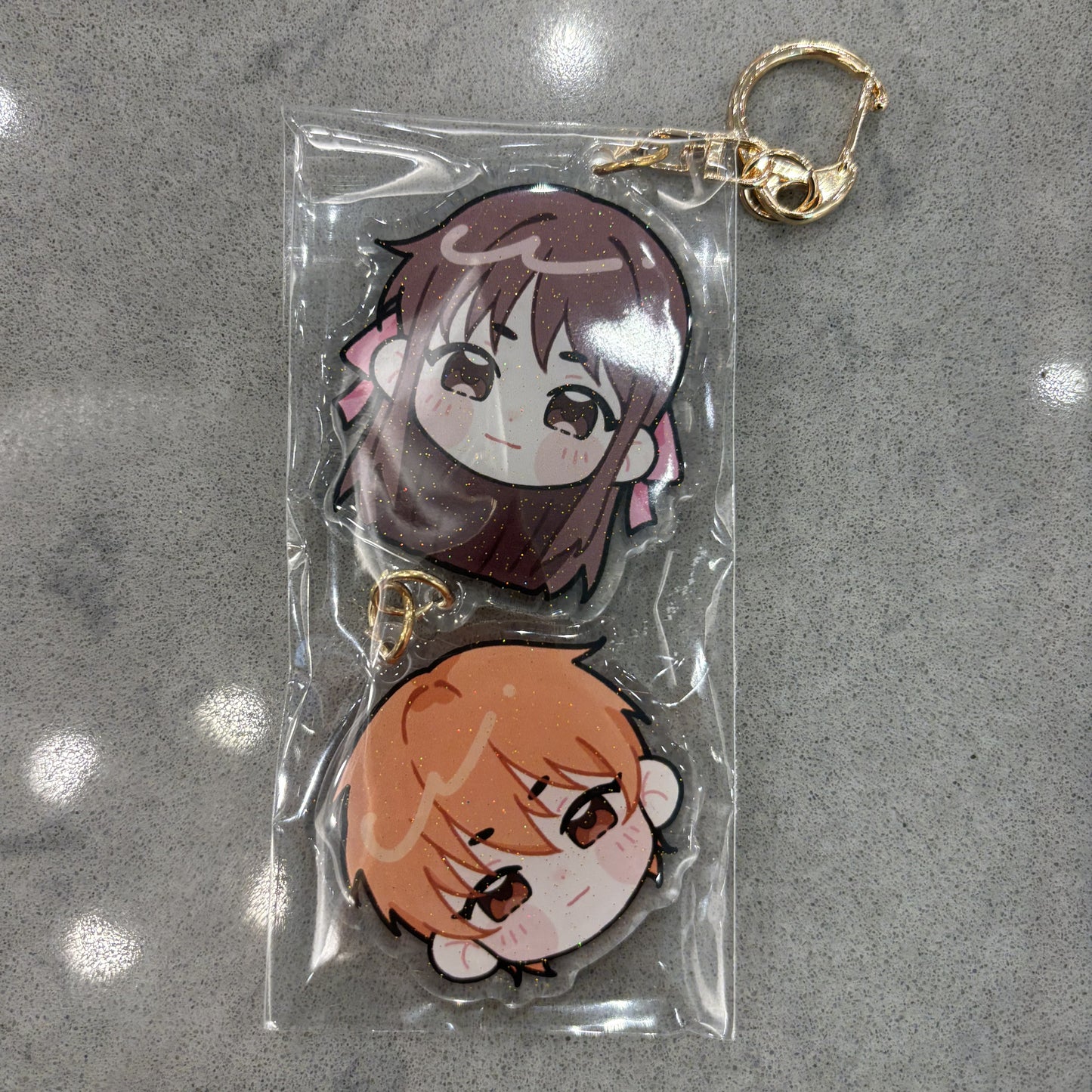 Tohru+Kyo Connected Keychain