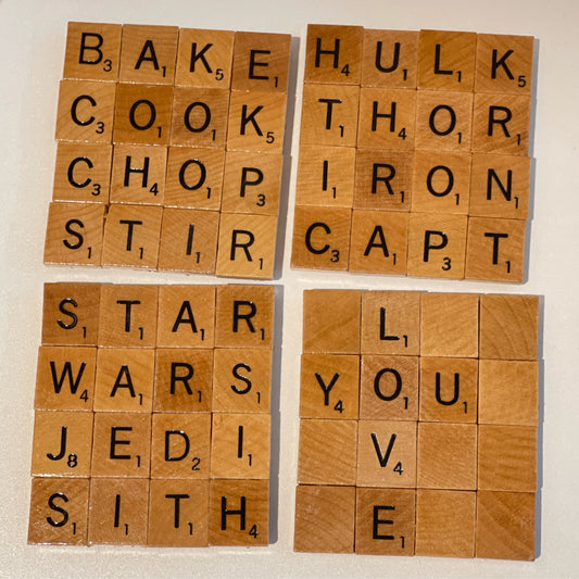 Scrabble Words Coaster