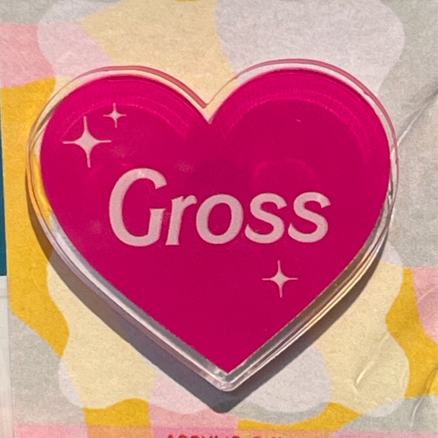 Gross Heart Pin