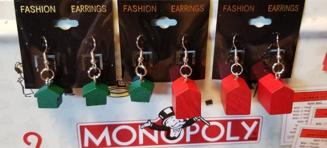 Monopoly Buildings Earrings