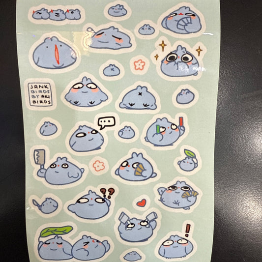 Jank Birds Sticker Sheet