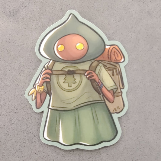 Flatwoods Camper Sticker