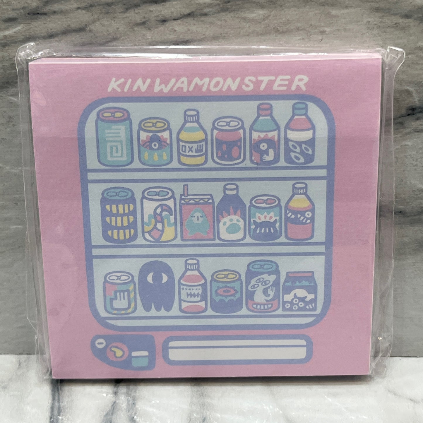 Monster Vending Machine Memo Pad