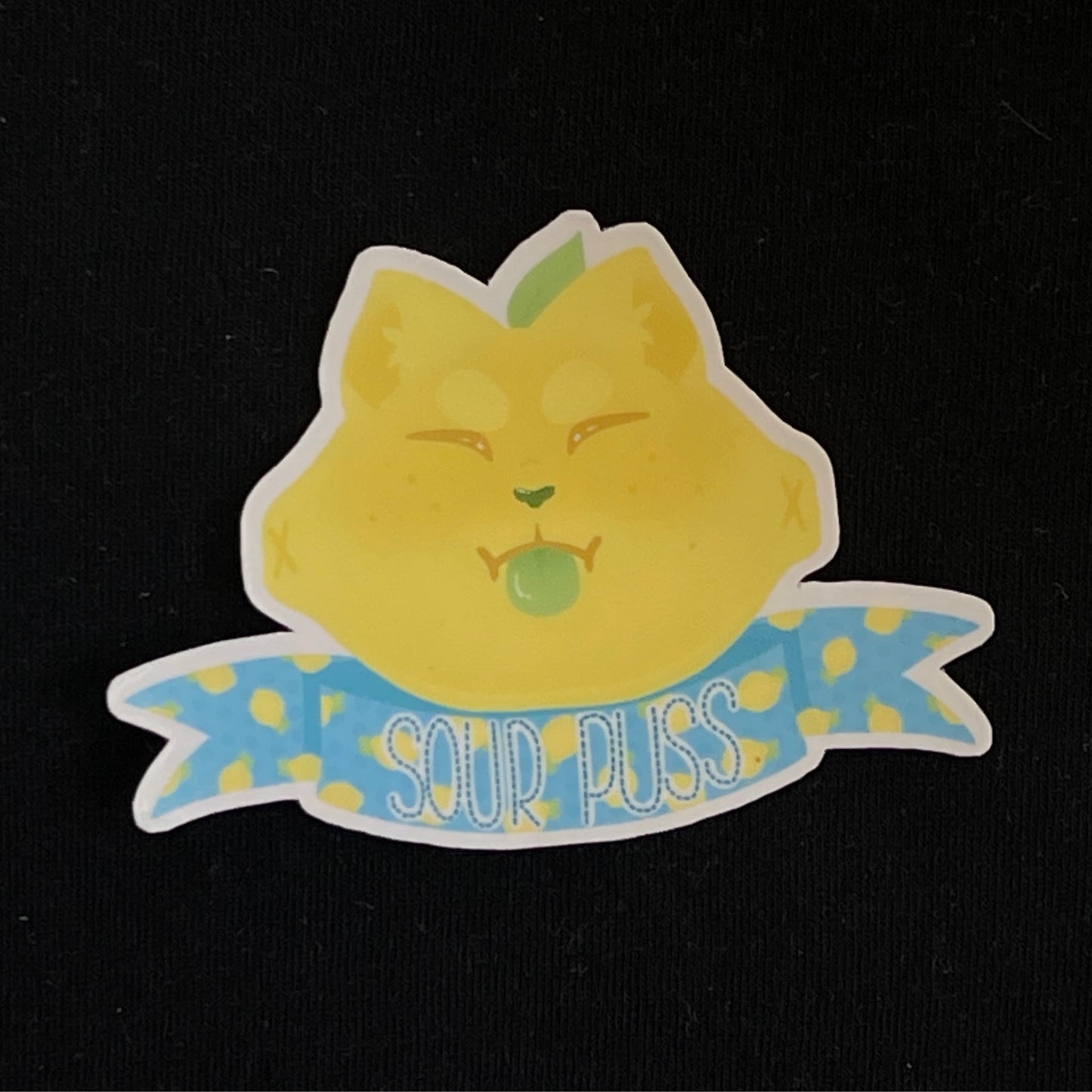 Sour Puss Cat Sticker