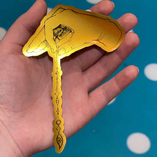 Hand with Pendulum Sticker