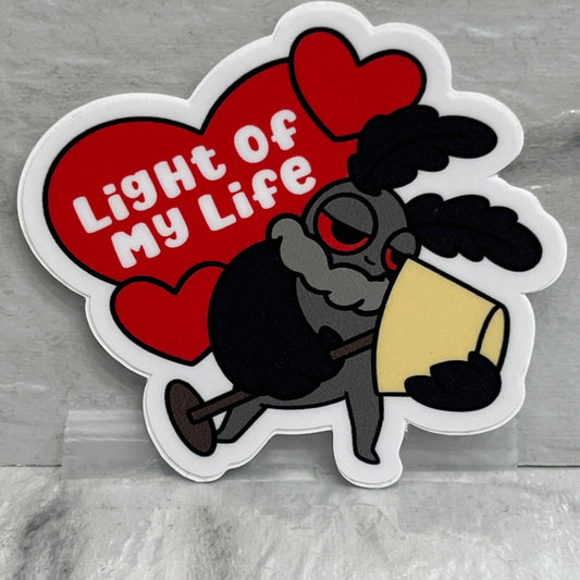 Light of My Life Mothman Sticker