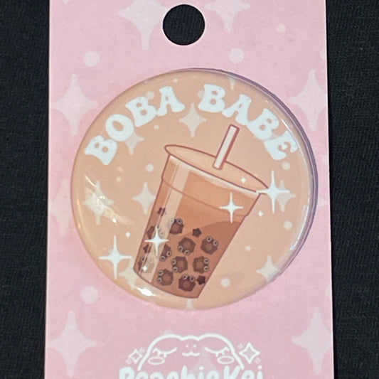 Boba Babe Button