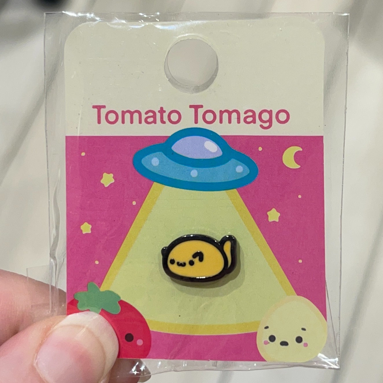 Mochi Cat Orange Mini Pin