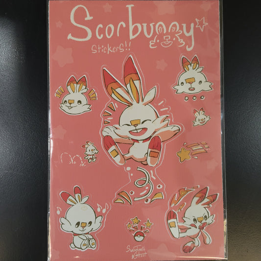 Scorbunny Sticker Sheet