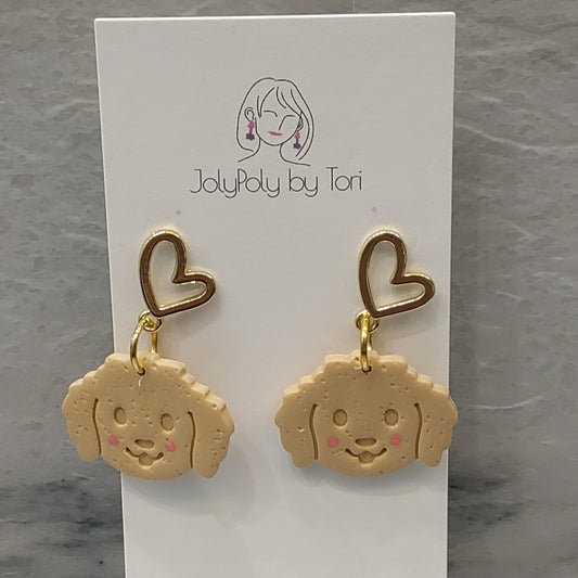 Heart Puppies Earrings