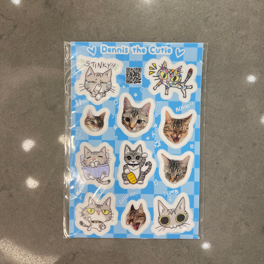 Dennis the Cutie Sticker Sheet