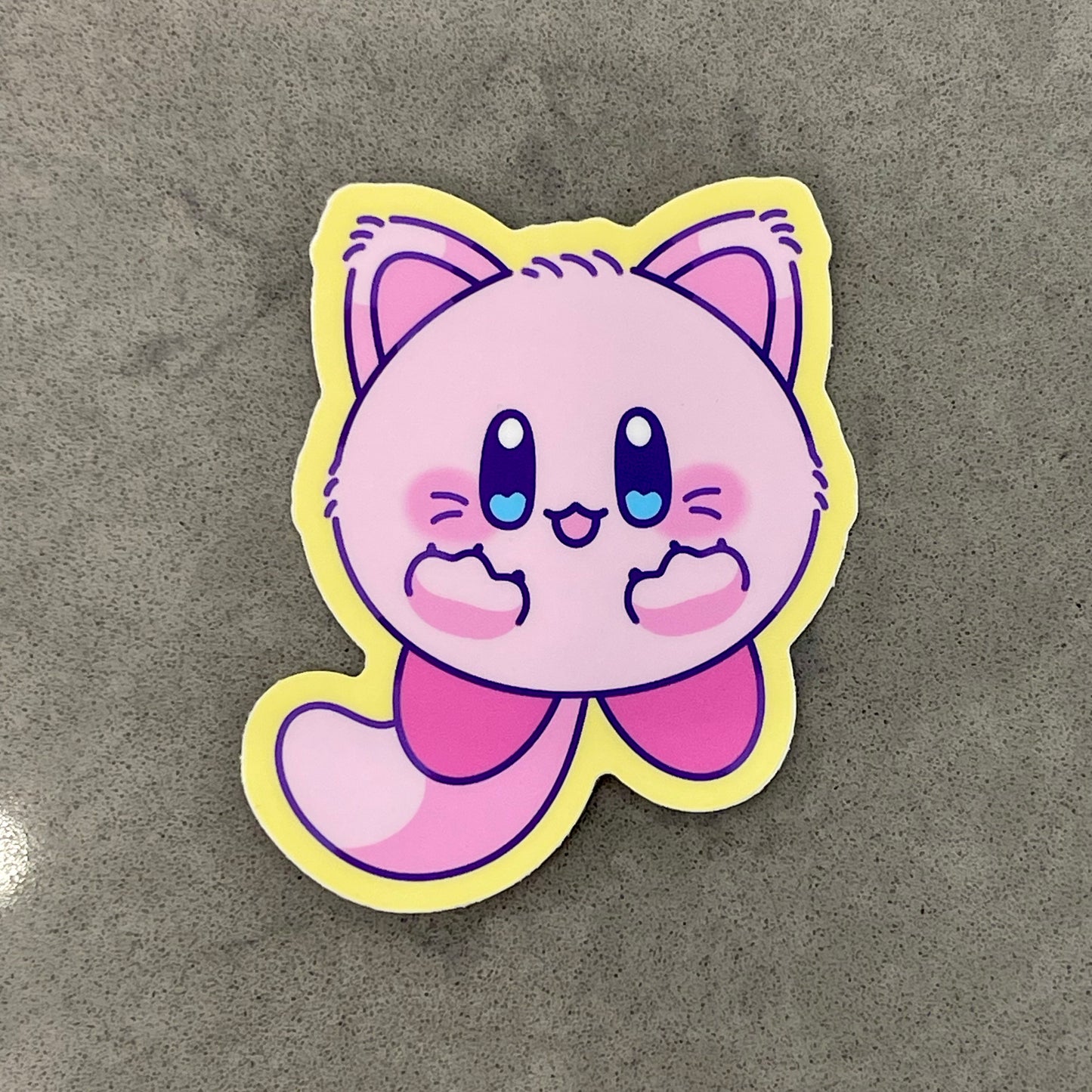 Purrby Claws Out Sticker