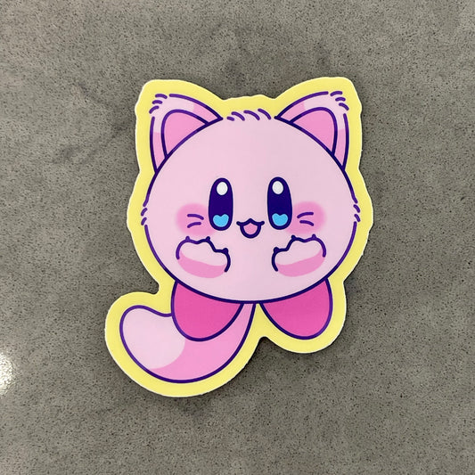 Purrby Claws Out Sticker