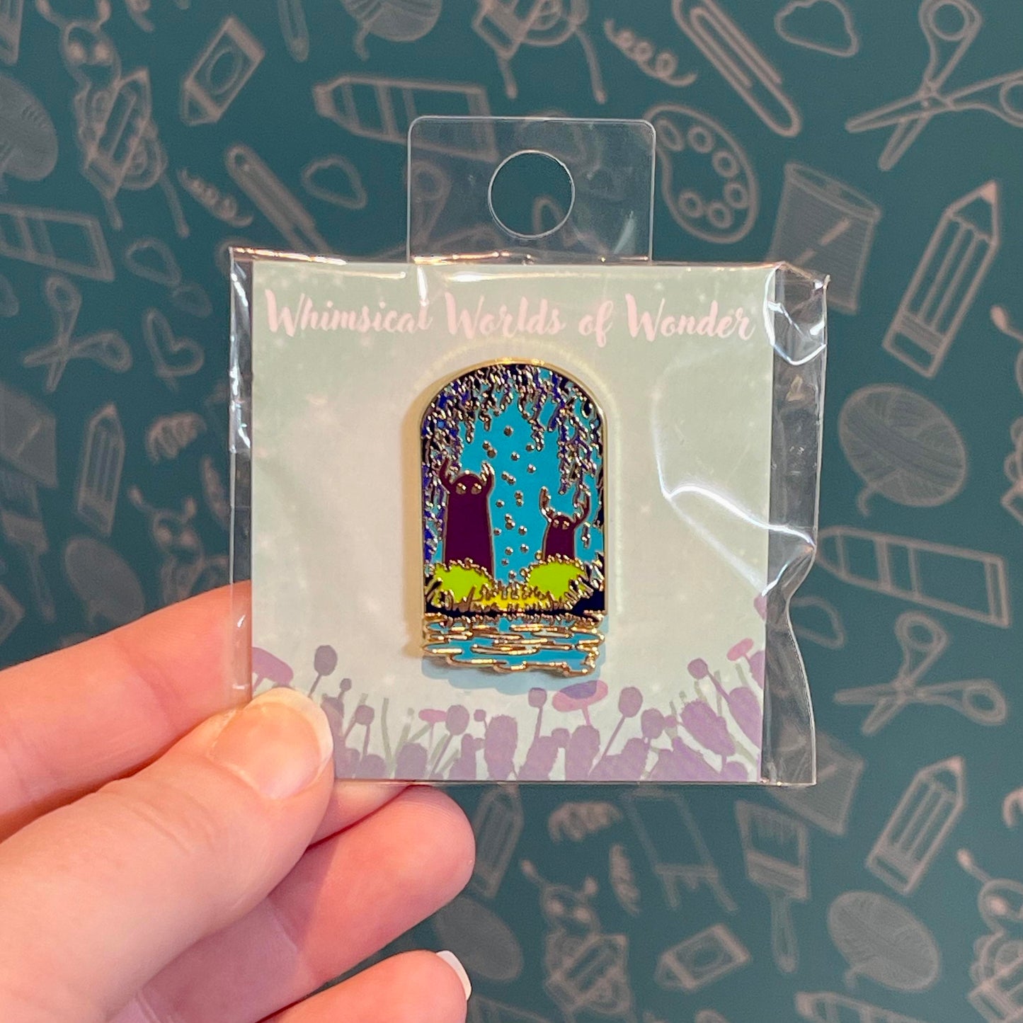 Whimsical Worlds of Wonder Enamel Pins
