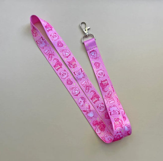 Pink Pokemon Lanyard