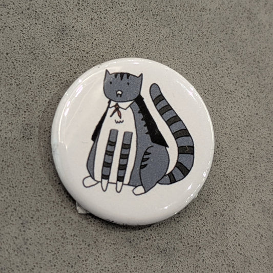 Vampire Cat Button