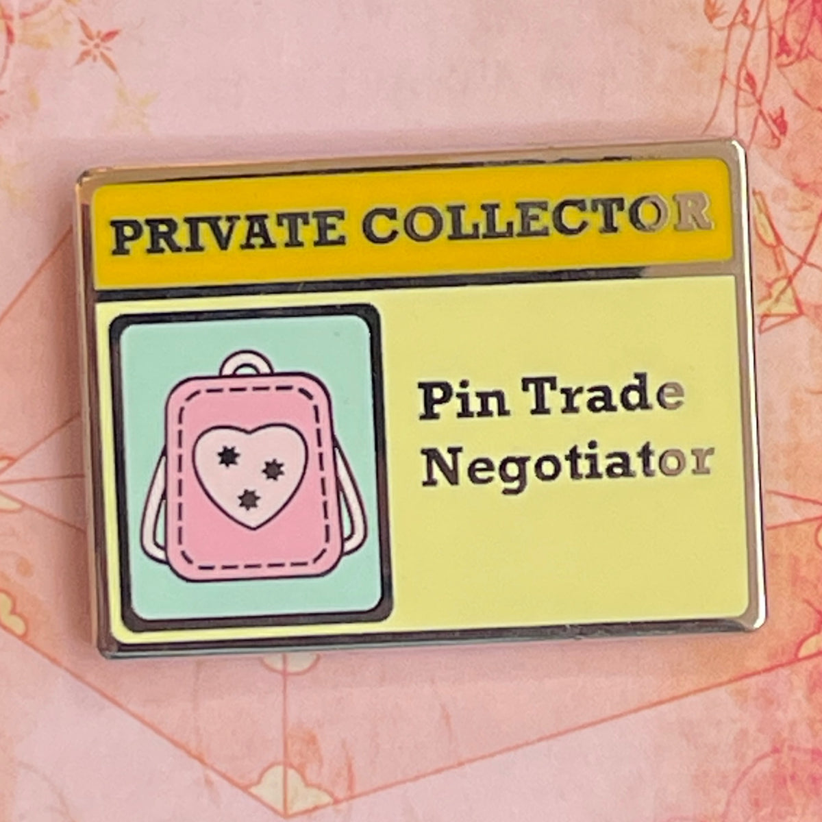 Pin Trader ID Enamel Pin
