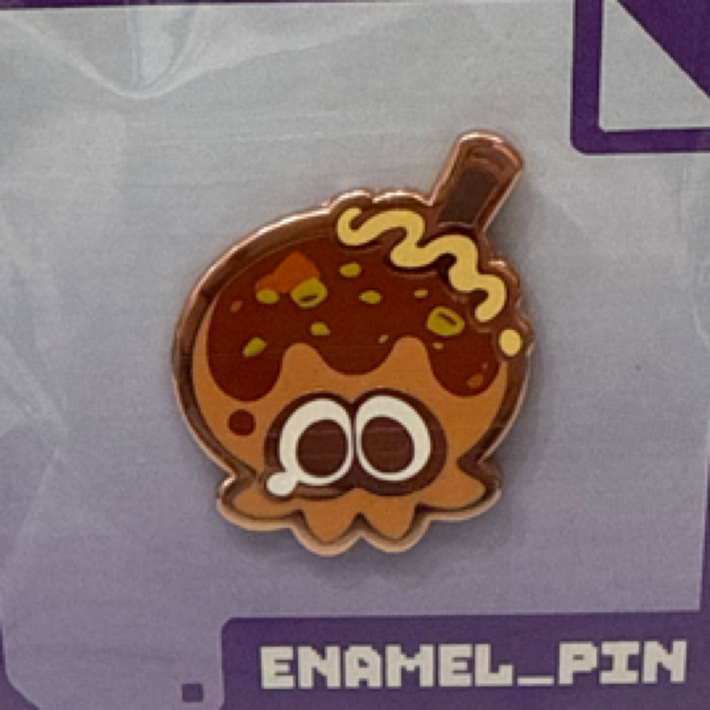 Flavored Ink: Fried Octo Enamel Pin