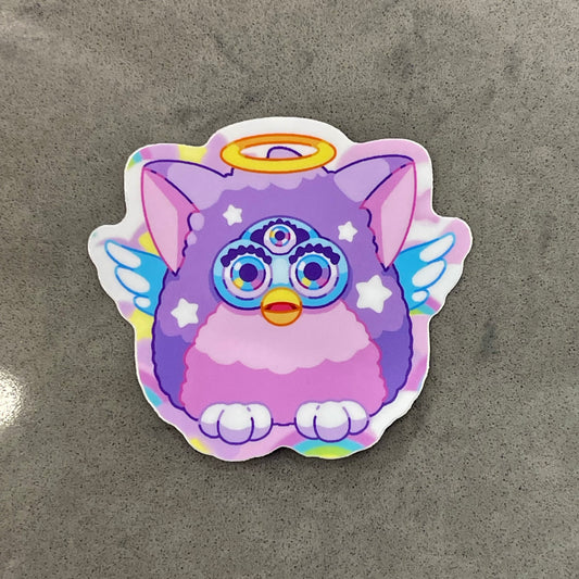 Angel Furby sticker