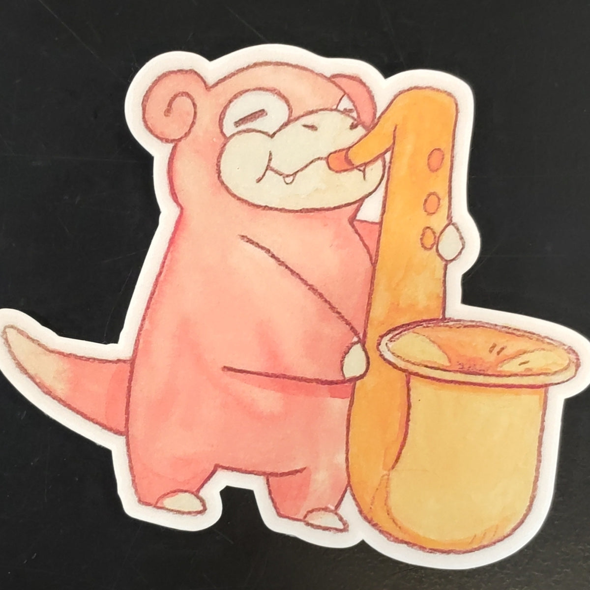 Slowpoke Sax Sticker
