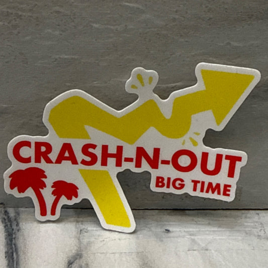 Crash-N-Out Sticker