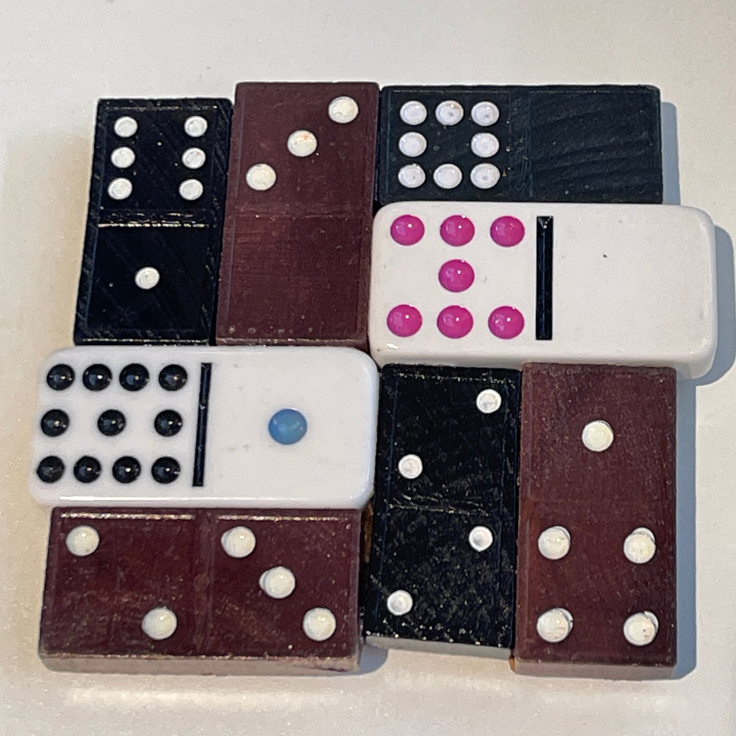 Domino Mixed Media Coaster