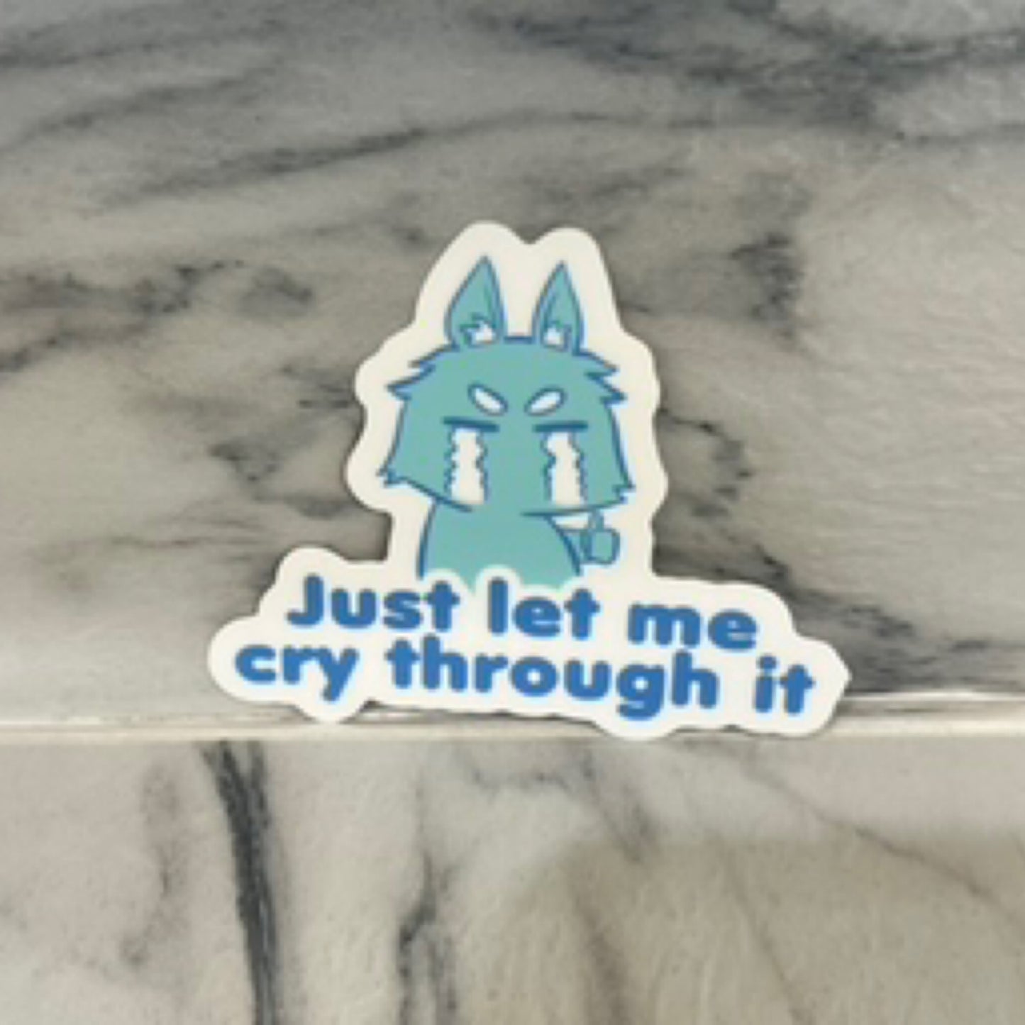 Just let me cry sticker by Holic Mode