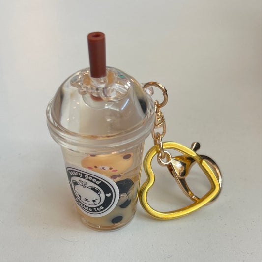 Beary Good Boba Keychain