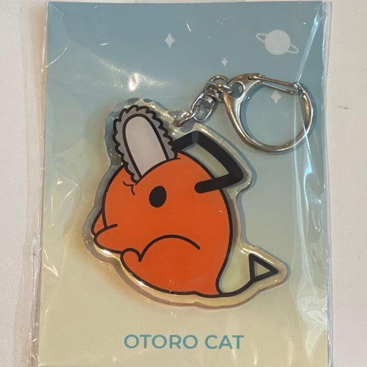 Sitting Pochita Keychain