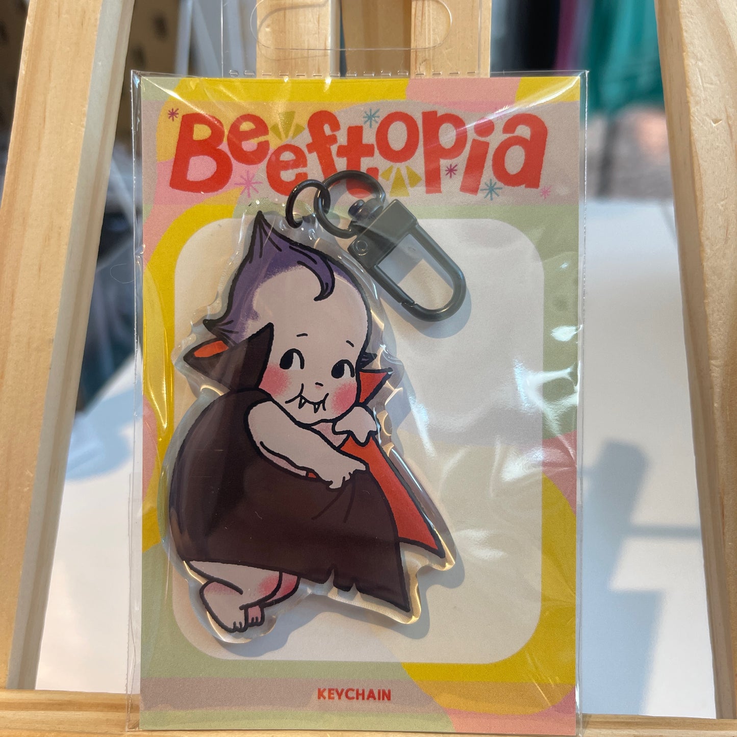 Vampire Kewpie Keychain