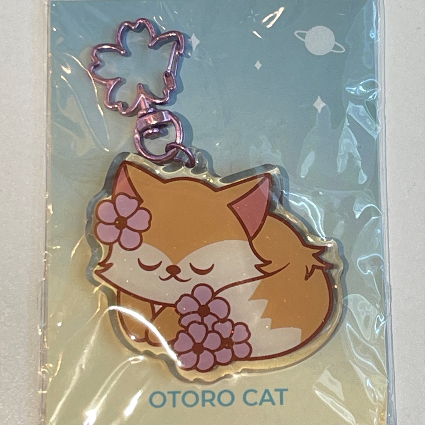 Sleeping Fox Keychain