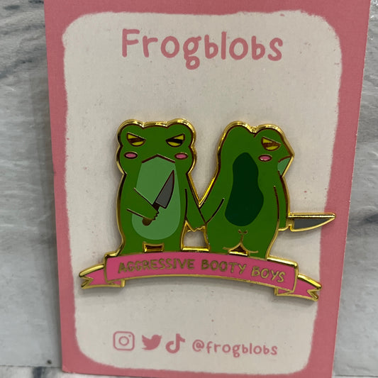 Aggressive Booty Boys Enamel Pin