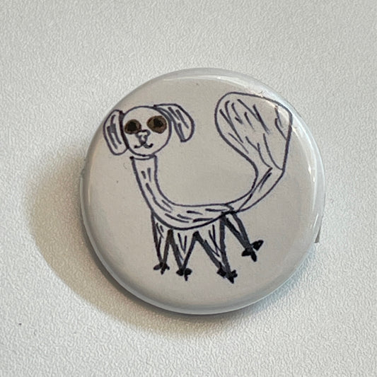 Haunted Dog Button