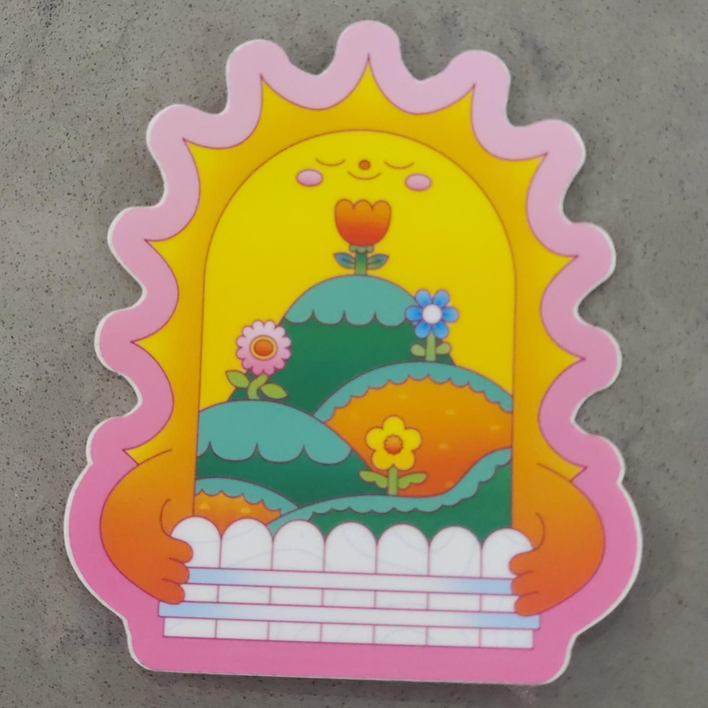 Sun's Garden Sticker