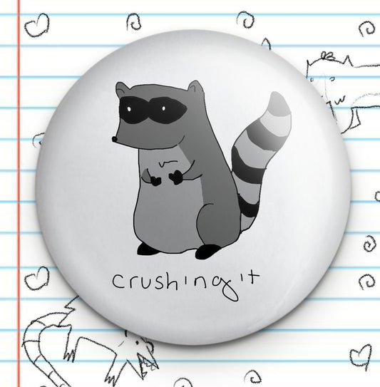 Raccoon Button