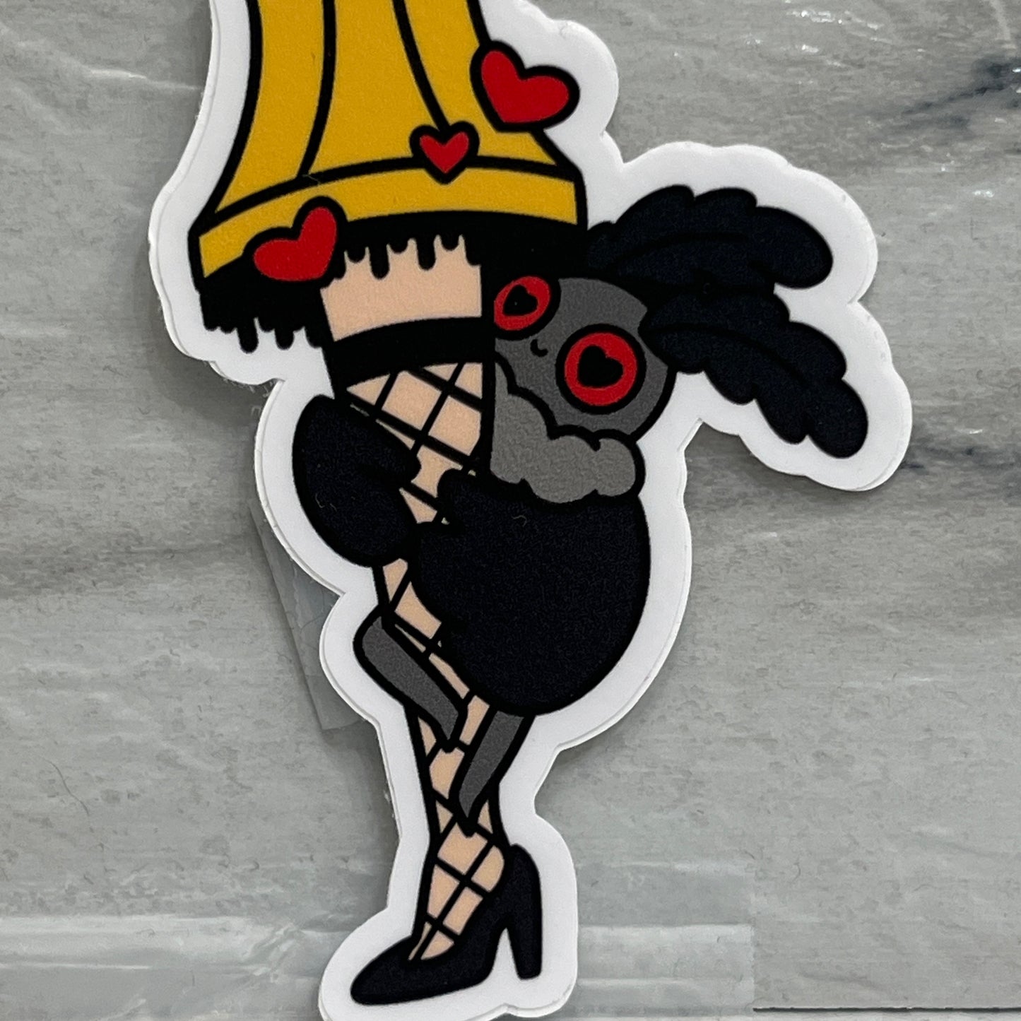 Leg Lamp Mothman Sticker