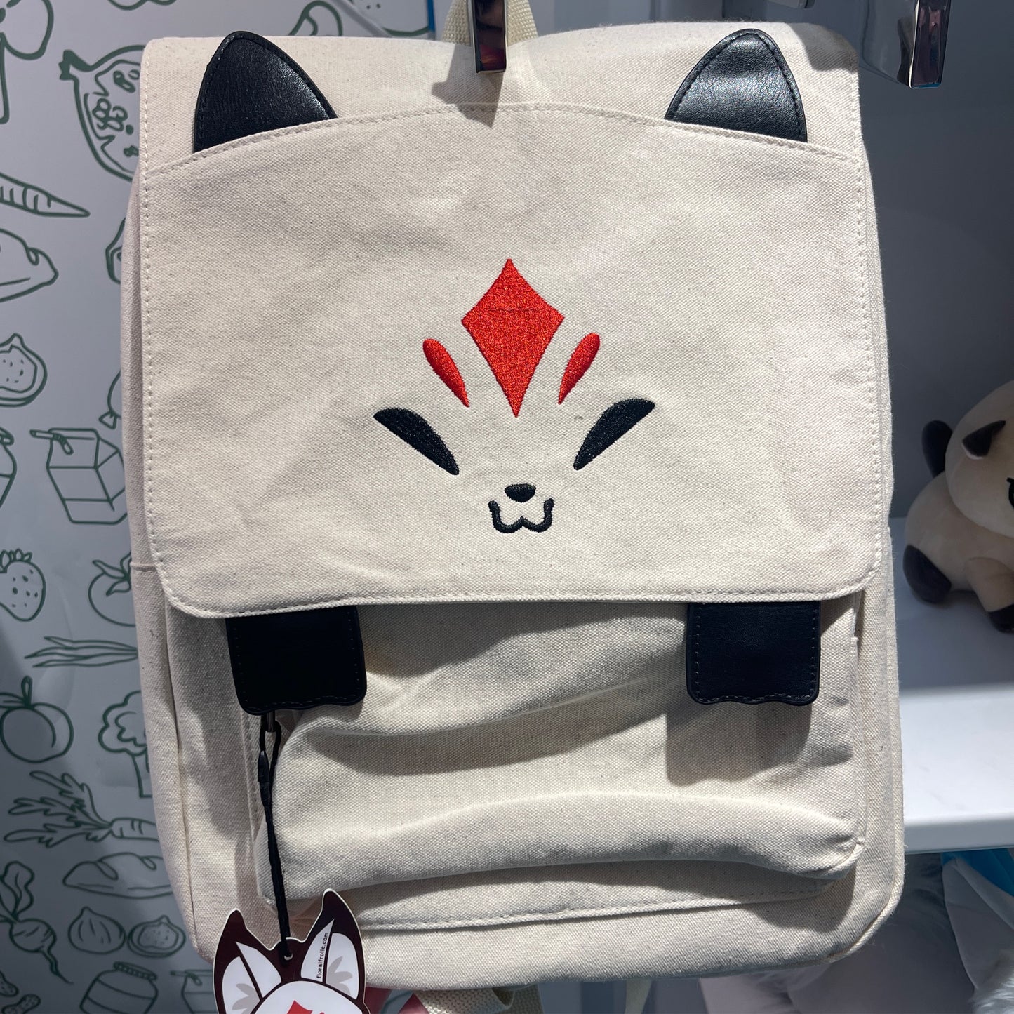 Queenie Fox Backpack - Red Diamond