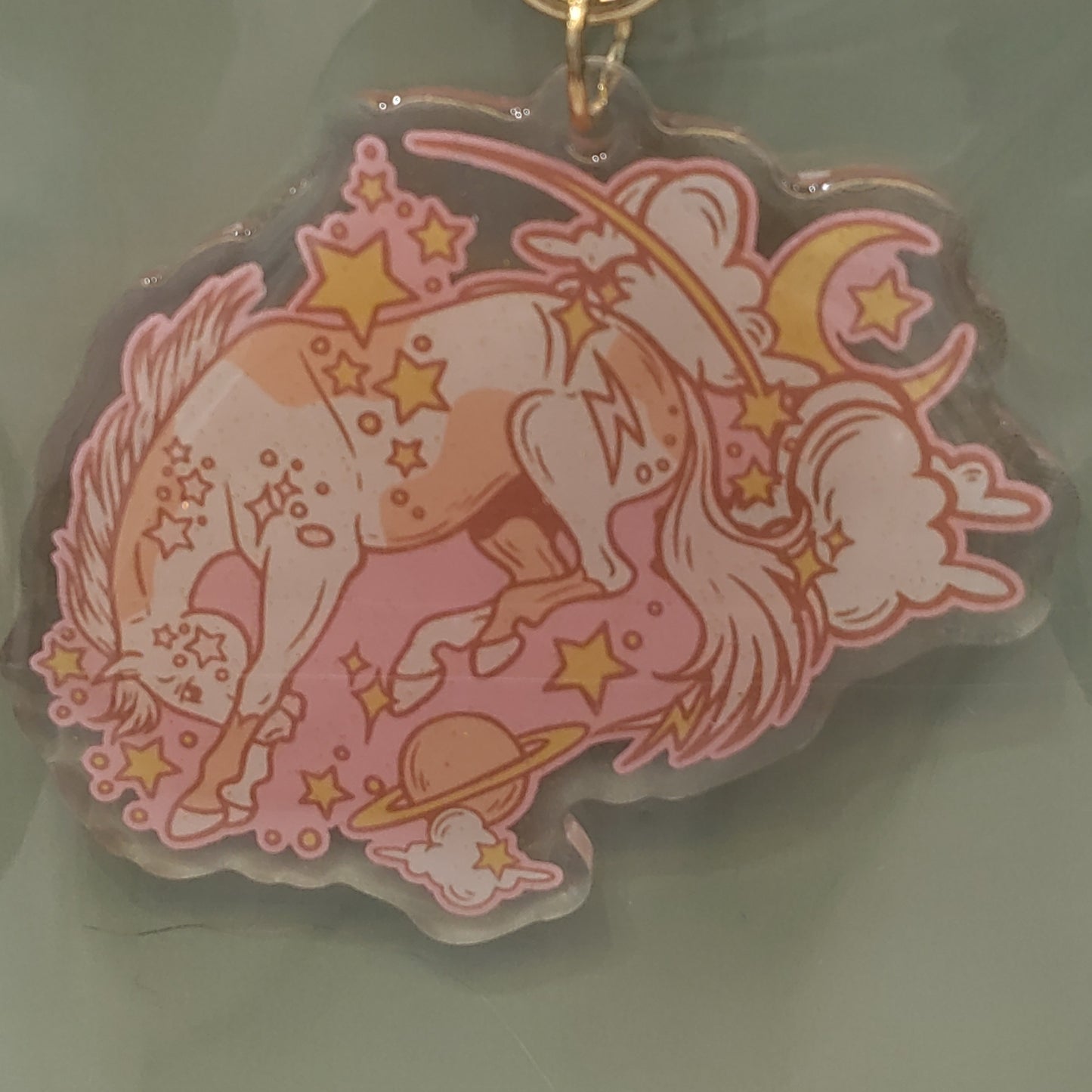Space Horse Keychain
