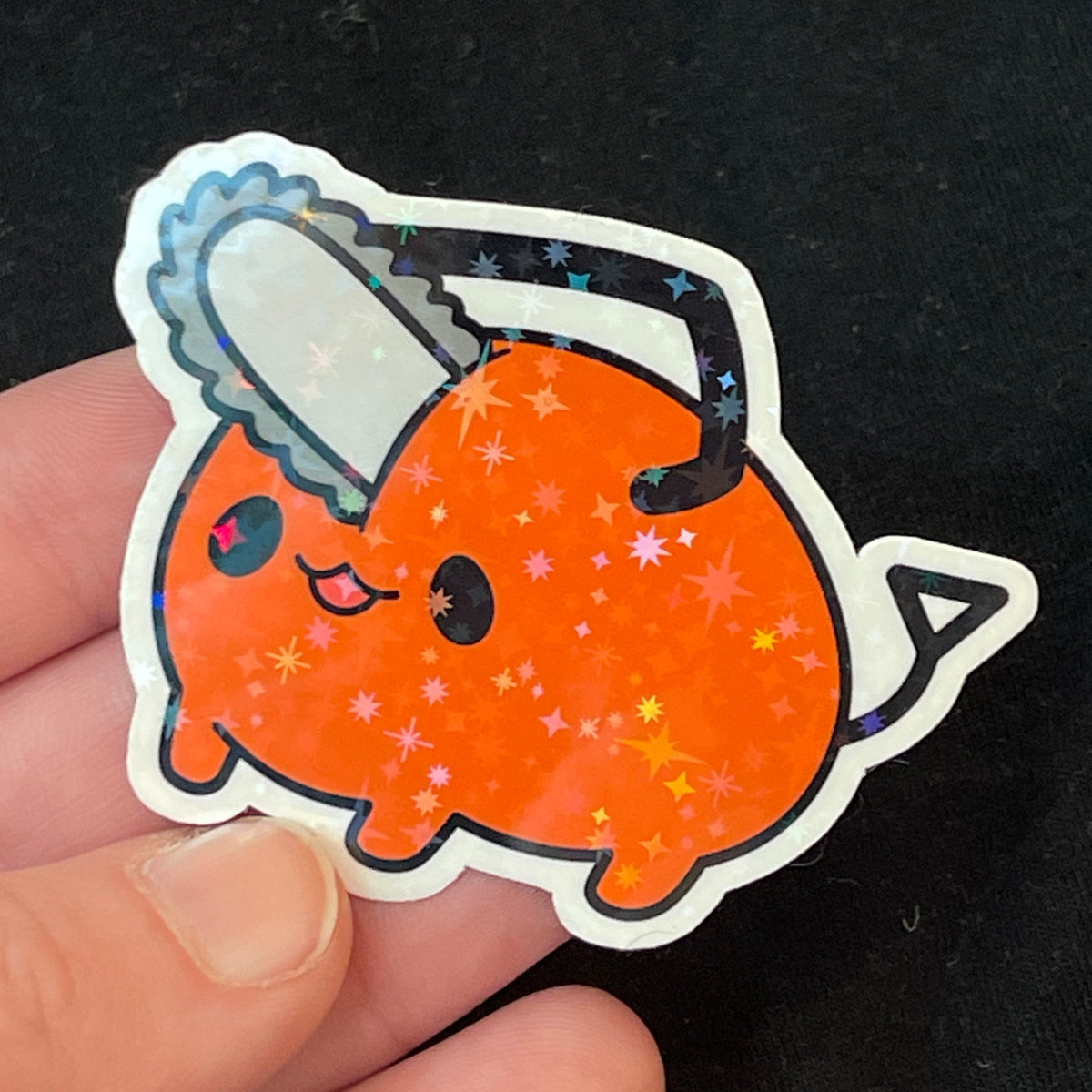 Standing Pochita Sticker