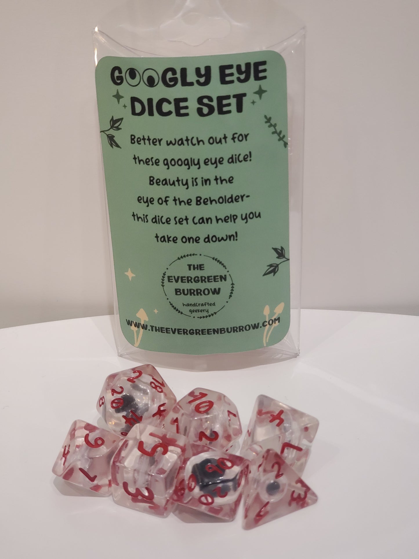 Googly Eyes Dice Set