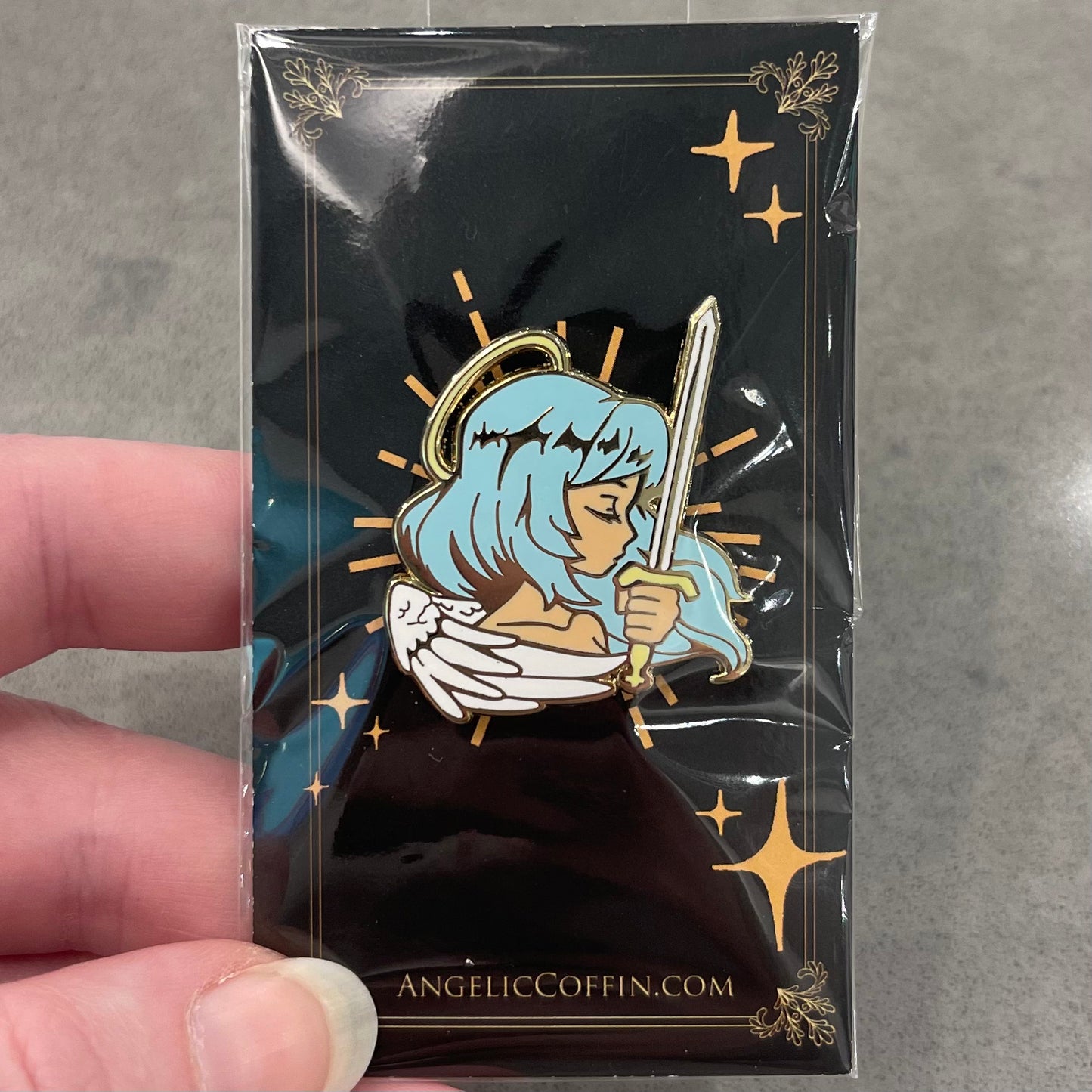 Guardian Angel Enamel Pin