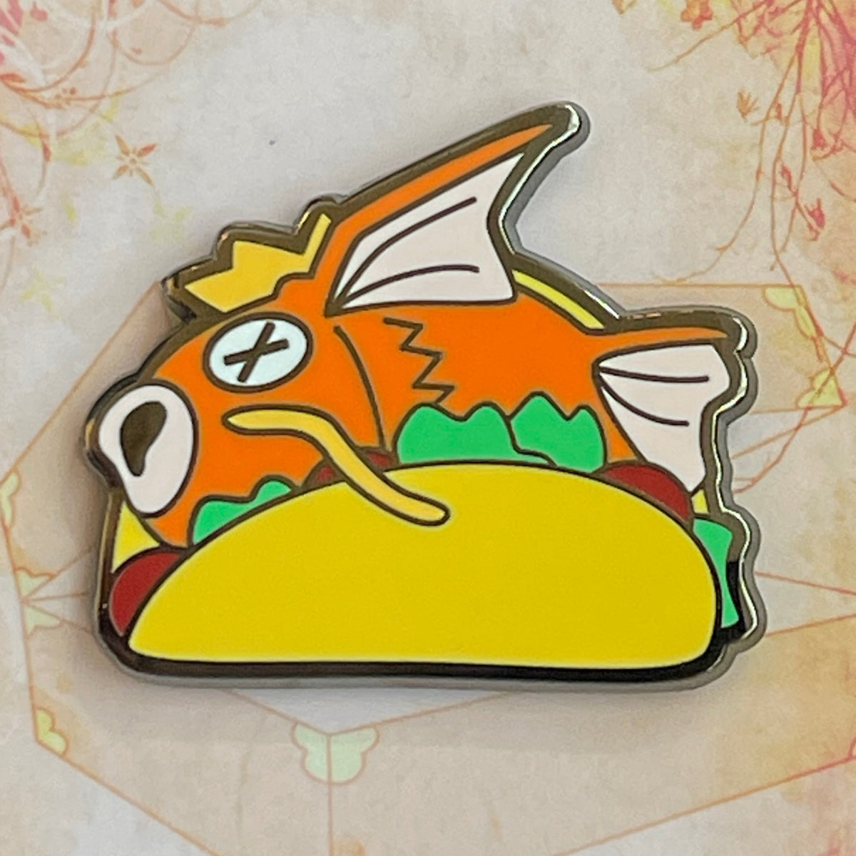 Magikarp Taco Enamel Pin