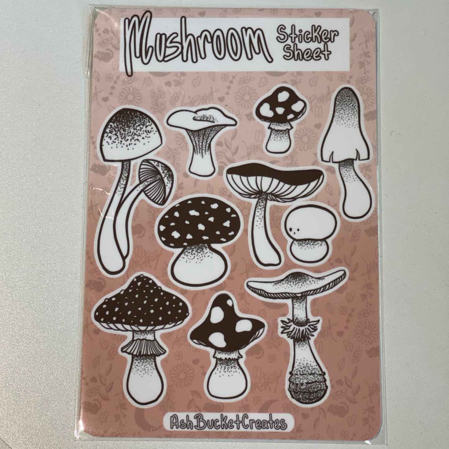 Mushroom Sticker Sheet