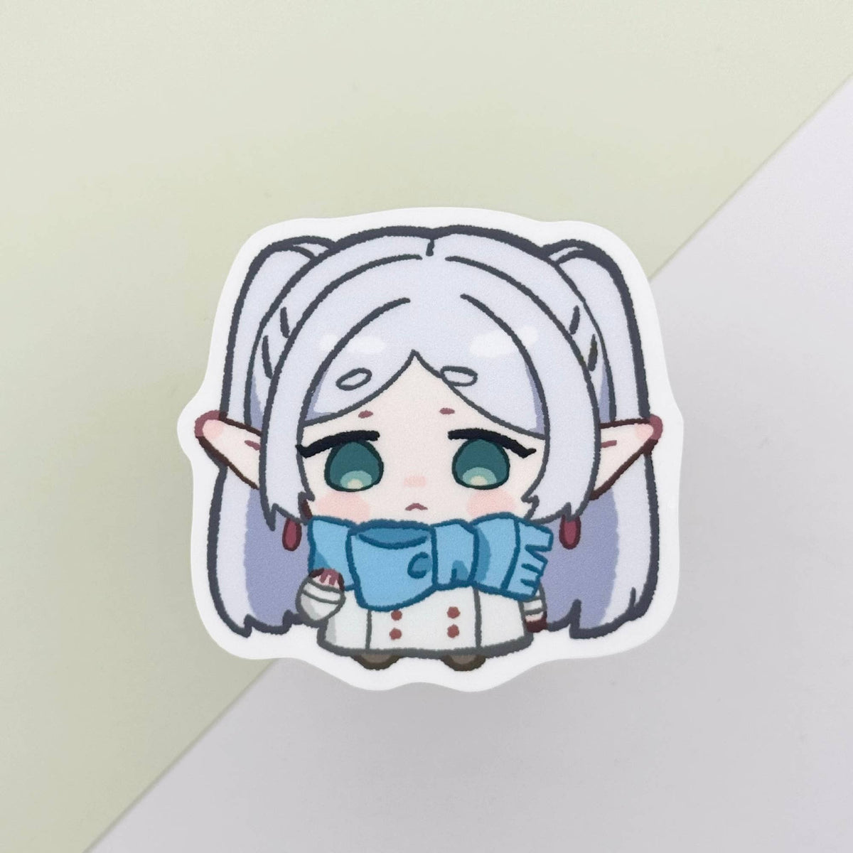 Elf Winter Outfit Anime Vinyl Sticker