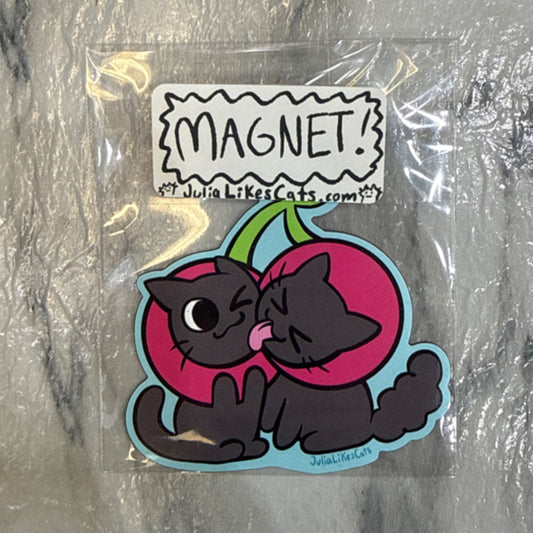 Cherry Cats Magnet
