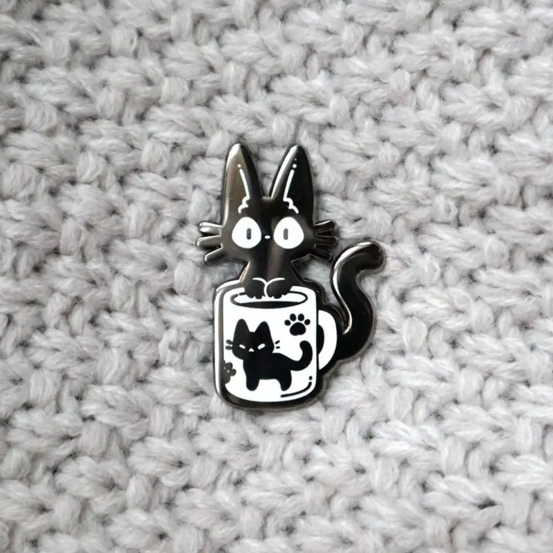 Coffee Cup Jiji Pin