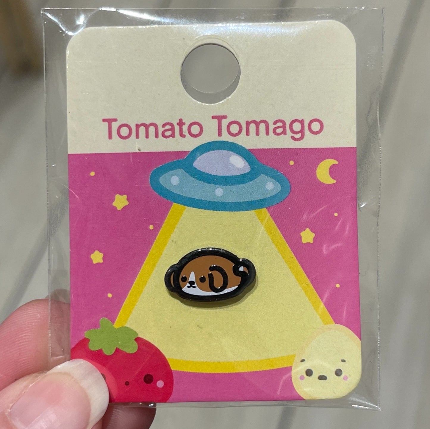 Mochi Dog Brown and White Beagle Mini Pin